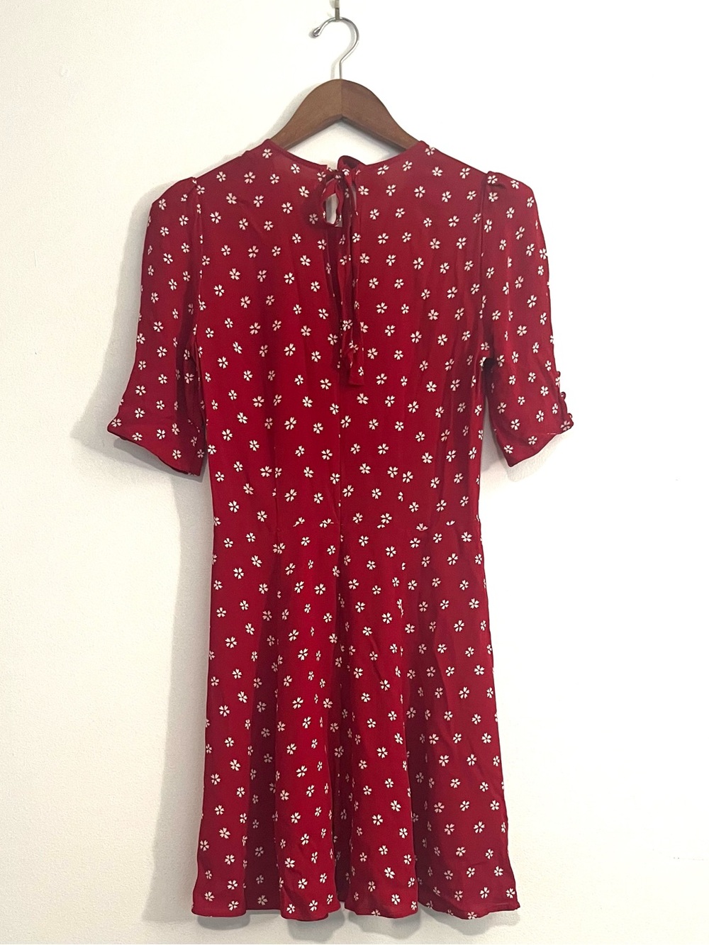 Reformation Bard Floral Print Crepe Mini Dress - Picture 6 of 10